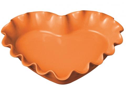 Forma SERCE ceramiczna pomarańczowa 32,5 x 28cm Emile Henry