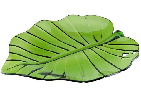 Talerz akrylowy Tropical Leaf 25 x 28 cm Granchio