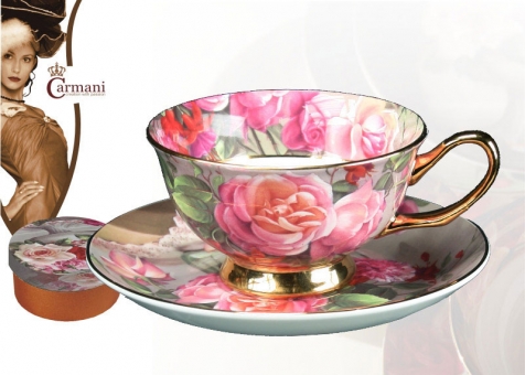 Filiżanka Carmani - kolekcja piękne kwiaty 840-0017