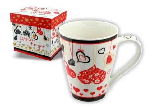 Kubek walentynkowy Santai serca 1