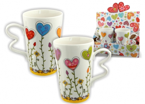 Zestaw 2 kubków Santai serca