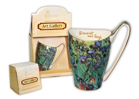Kubek Carmani - Vincent Van Gogh - Irysy
