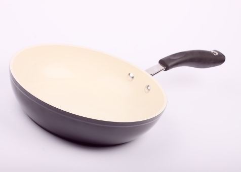 Wok ceramiczny Deluxe Moneta 28 cm