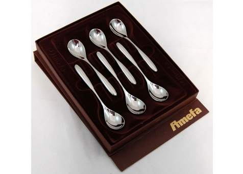 Komplet 6 łyżek stołowych Amefa Cuba
