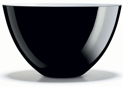 Miska czarna 25cm Cocoon HOLMEGAARD