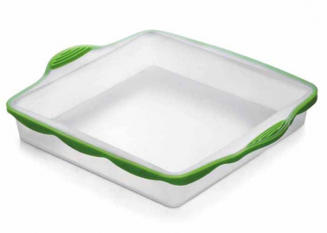 Kliknij aby powiększyć Brytfanna, przeźroczysta, 21x21 cm Silicone Zone