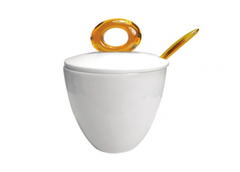 Cukiernica 13x9,5x11cm. OMADA Spot Coffee żółta