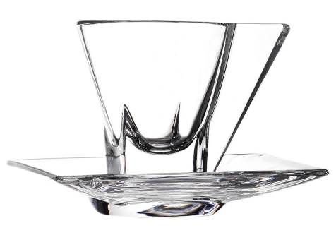 Komplet 2 filiżanek espresso 75 ml ze spodkami FUSION RCR