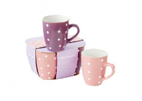 Komplet 4 kubków Pink&Lilac Eaton