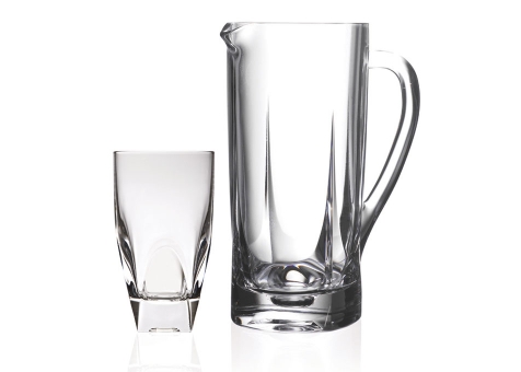 Komplet dzbanek + 6 szklanek Diamante RCR