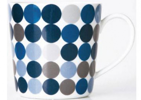 Kubek  450 ml Salt&Pepper Blue & Grey