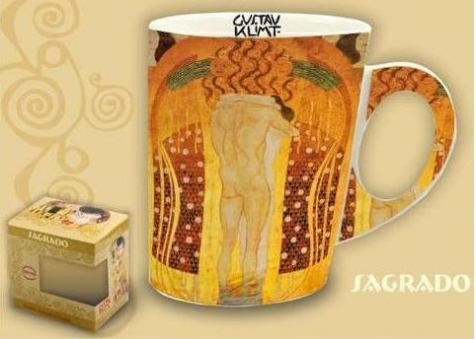 Kubek Klimt - Finds Repose in Poetry