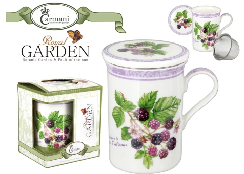Kubek z zaparzaczem Royal Garden - Jeżyna