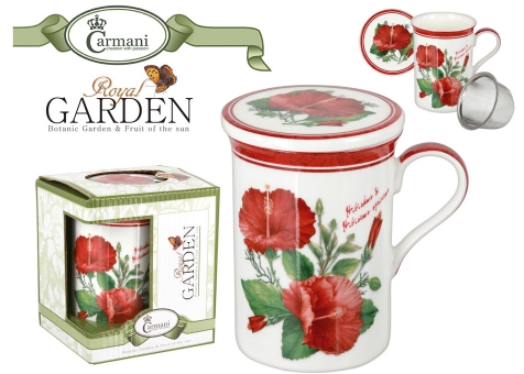Kubek z zaparzaczem Royal Garden - Hibiskus