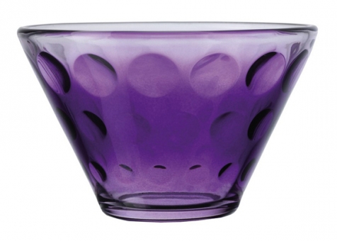 Kliknij aby powiększyć Miseczka deserowa fioletowa Optic Leonardo