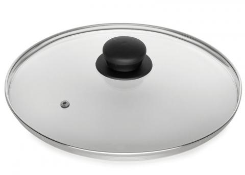 Pokrywka 24 cm szkło/stal Campana