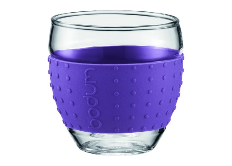 Sklanki 2 szt.Bodum PAVINA 0.35l  fioletowe