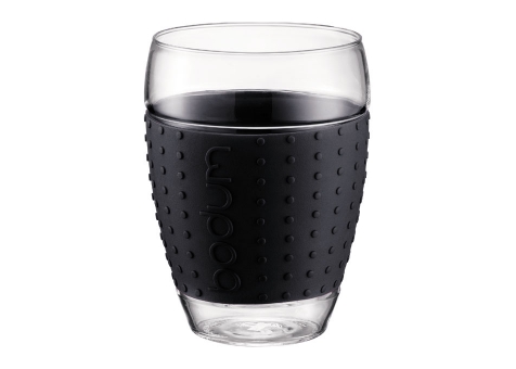 Szklanki 2/045l  czarne Bodum PAVINA  