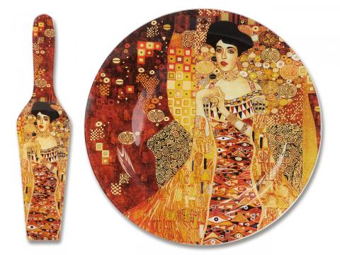 Talerz okrągły- Gustav Klimt - Adele Bloch - Bauer I - śr.31cm