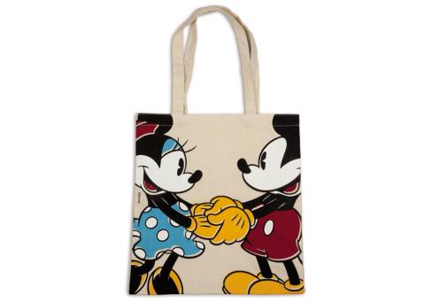 Torba Mickey & Minnie beż 38 x 41 cm Disney Egan