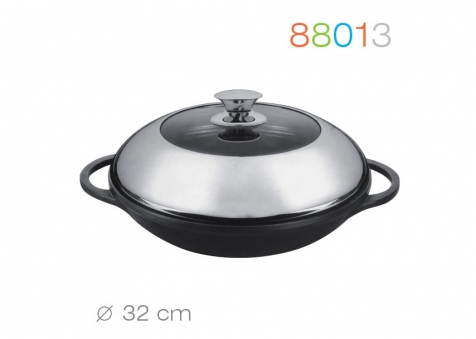 Wok 32 cm MARMO INDUCTION Granchio