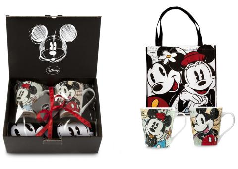 Zestaw 2 kubki + torba Mickey & Minnie Vintage Disney Egan