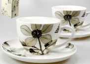 Filiżanka ze spodeczkiem - komplet 2 szt. Etchings & Roses