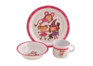 Komplet Rayware 3 częściowy Fancy Dress różowy