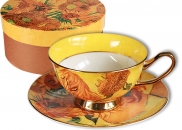 Filiżanka Carmani - kolekcja słoneczniki Van Gogha