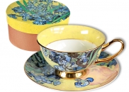 Filiżanka Carmani - kolekcja irysy Van Gogha