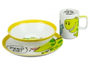 Komplet śniadaniowy DMD Dinozaury