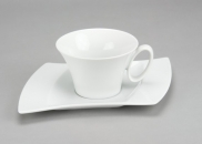 Komplet 6 filiżanek Lubiana Wing 0,22 l +spodki