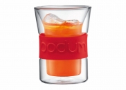 Zestaw 2 szklanek Bodum PRESSO 0,2 l Czerwone