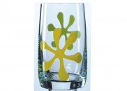 Zestaw 4 szklanek BodaNova JOY Happy Green 250ml