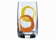 Zestaw 4 szklanek BodaNova JOY Play Yellow 250ml