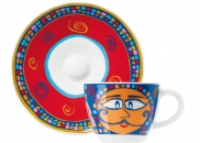 Filiżanka espresso z podstawką My Little Darling Peppercorn