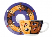 Filiżanka espresso z podstawką AMORE MIO Hartmann