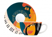 Filiżanka espresso z podstawką AMORE MIO Soga