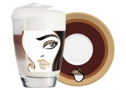 Szklanka latte macchiato z podstawką Ritzenhoff MIA CARA 01