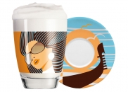 Szklanka latte macchiato z podstawką Ritzenhoff MIA CARA 28