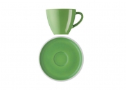  Filiżanka Arzberg Profi z podstawką 0,2 Zielona