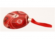 Patelnia DOMO Fantasy Flowers czerwone kwiaty 28 cm