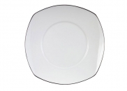 Talerz płaski Ambition QUADRO PLATYNA 27 cm