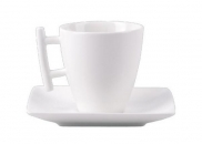 Zestaw 6 filiżanek ze spodkami ZFL QUATRO