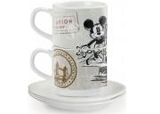 2 kubeczki espresso LONDON Mickey Disney Egan