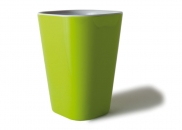 Komplet 6 kubków z melaminy zielone Vialli Design SIENA 