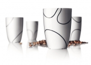 Komplet termokubków 4 szt 210ml Black Contour MENU