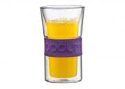 Komplet 2 szklanek 0.3l. PRESSO Bodum fioletowe 