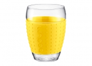 Szklanki 2 szt. Bodum PAVINA 0.45l  żółte