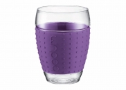 Szklanki 2 szt. Bodum PAVINA 0.45l fioletowe